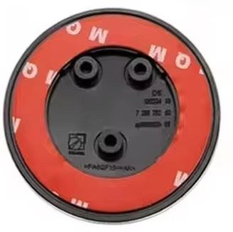 F3x 82mm emblema 3pin juoda/balta