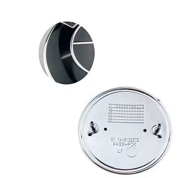 emblema 74mm (juoda)