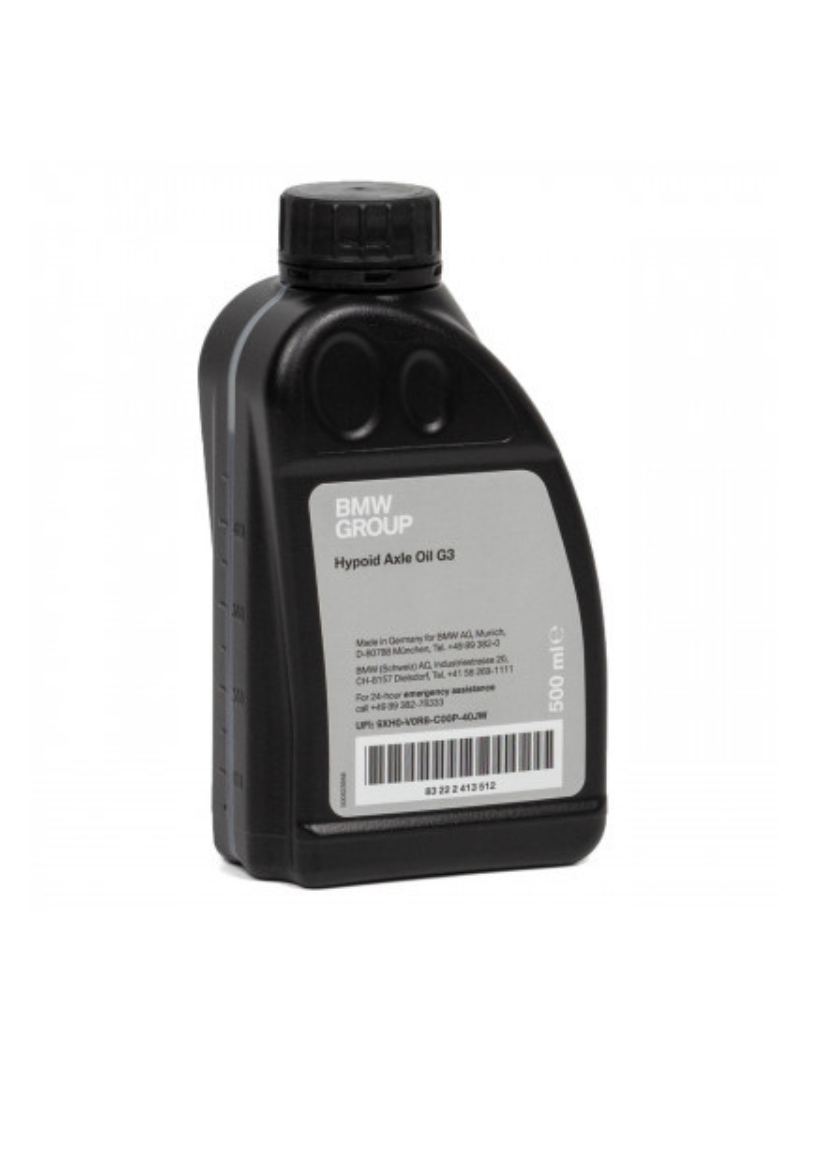 BMW Hypoid Axle Oil G3 0,5L 83222413512