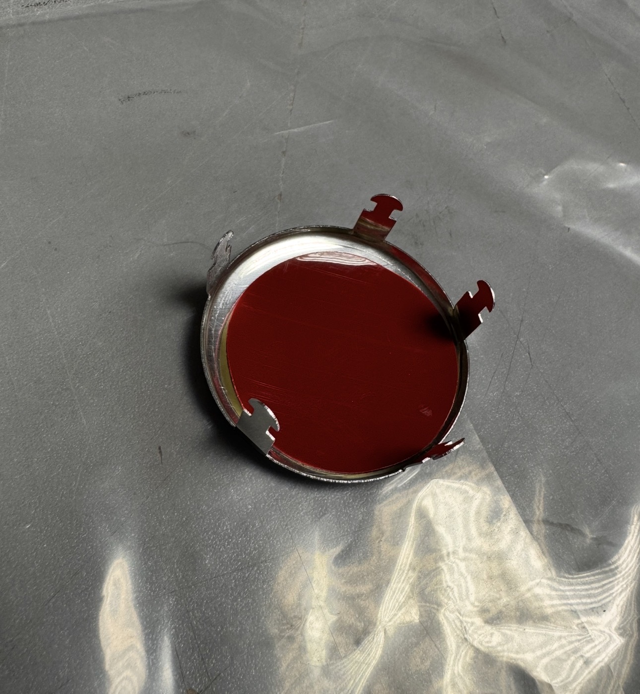 vairo lipdukas V2, 45mm (mėlyna/balta)